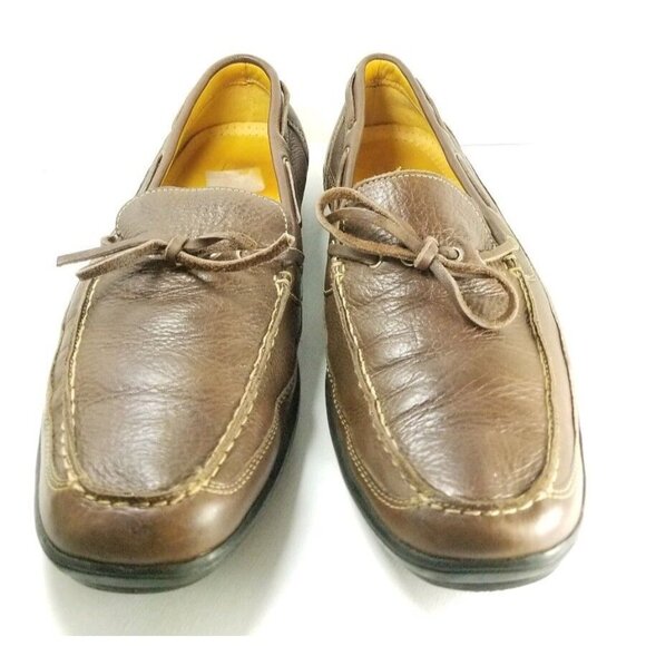 Sandro Mussolini Casual Loafer Men's Size 11 Brown Leather - Picture 7 of 9